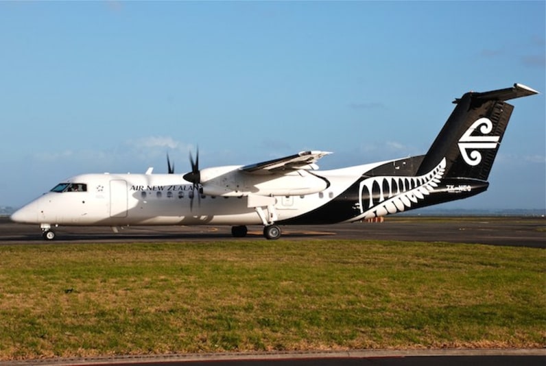 Photo: First Air New Zealand Link Q300 repainted – Australian Aviation